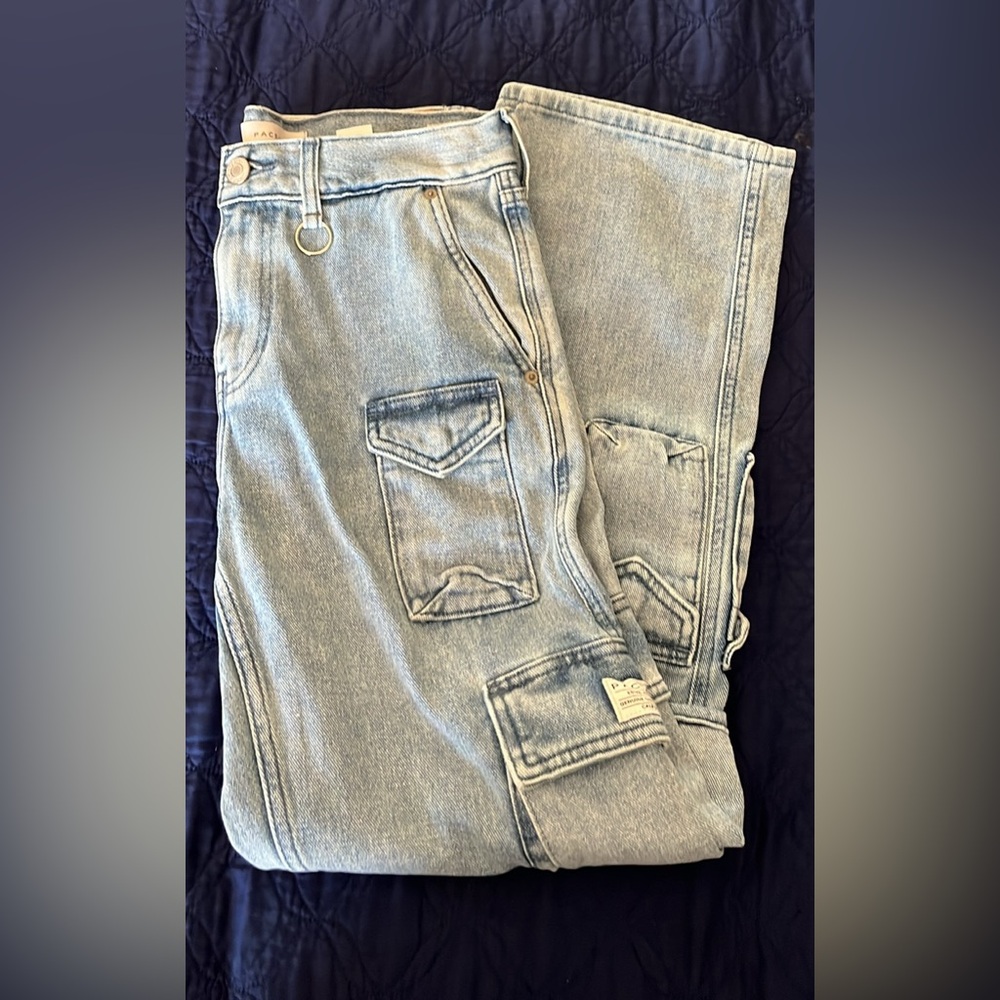 PacSun Light Blue Cargo Pants